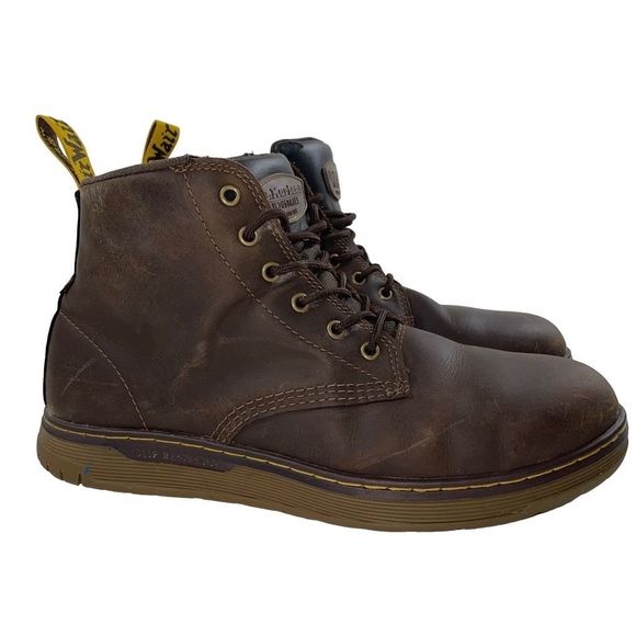 Dr. Martens Ledger Slip Resistant Leather Work Boot Safety Shoe Men Size 12 - Picture 2 of 8